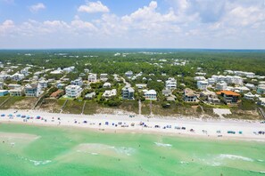 Beach nearby - All Decked Out Seagrove 30a Gulf View Steps from Beach w Private Pool & Spa (Santa Rosa Beach)