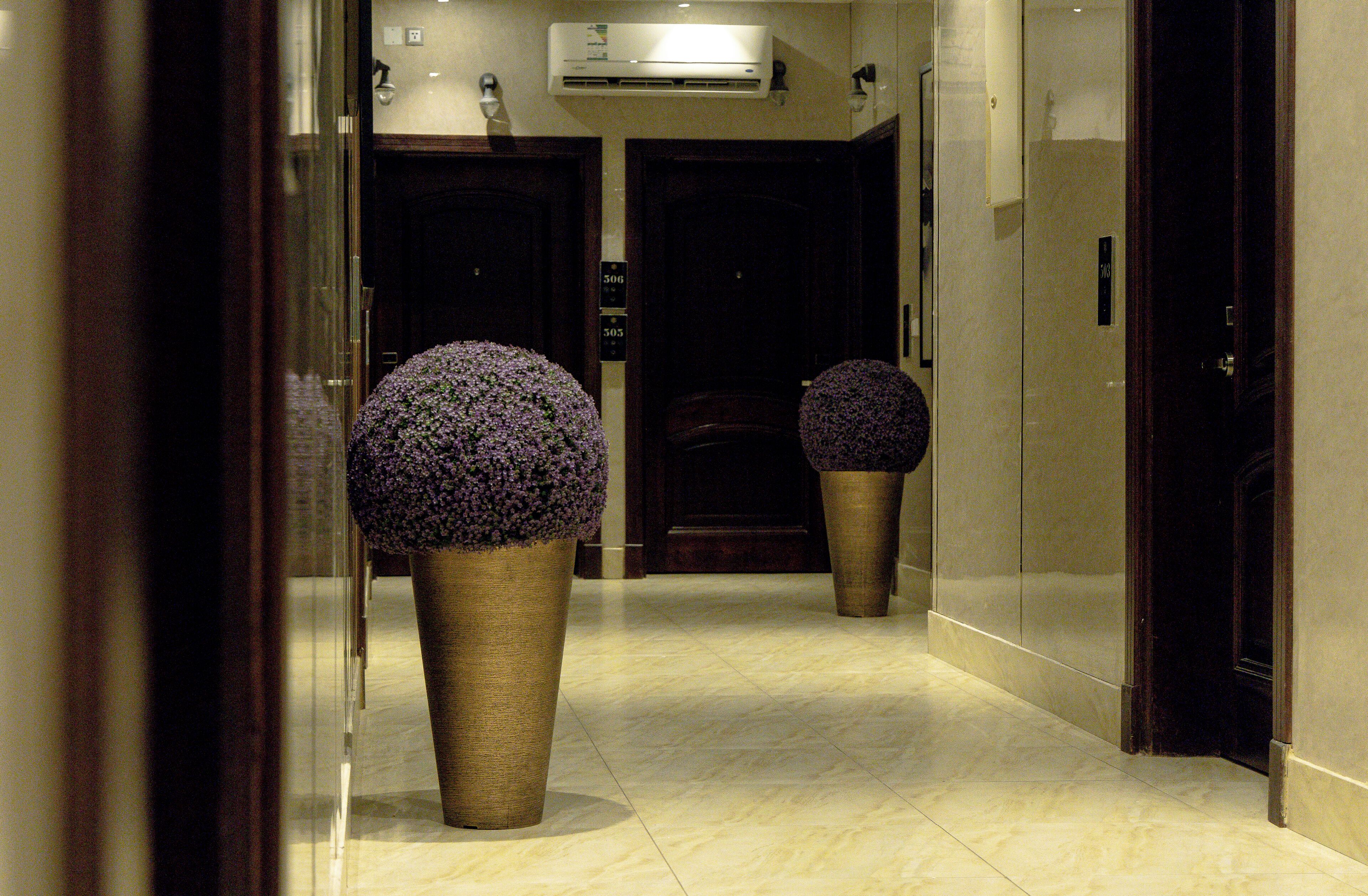 Handrails in hallways