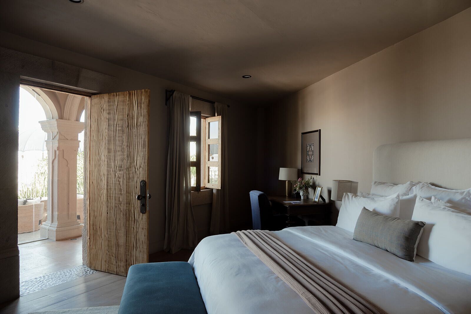 Luksus-suite - udsigt til gårdsplads