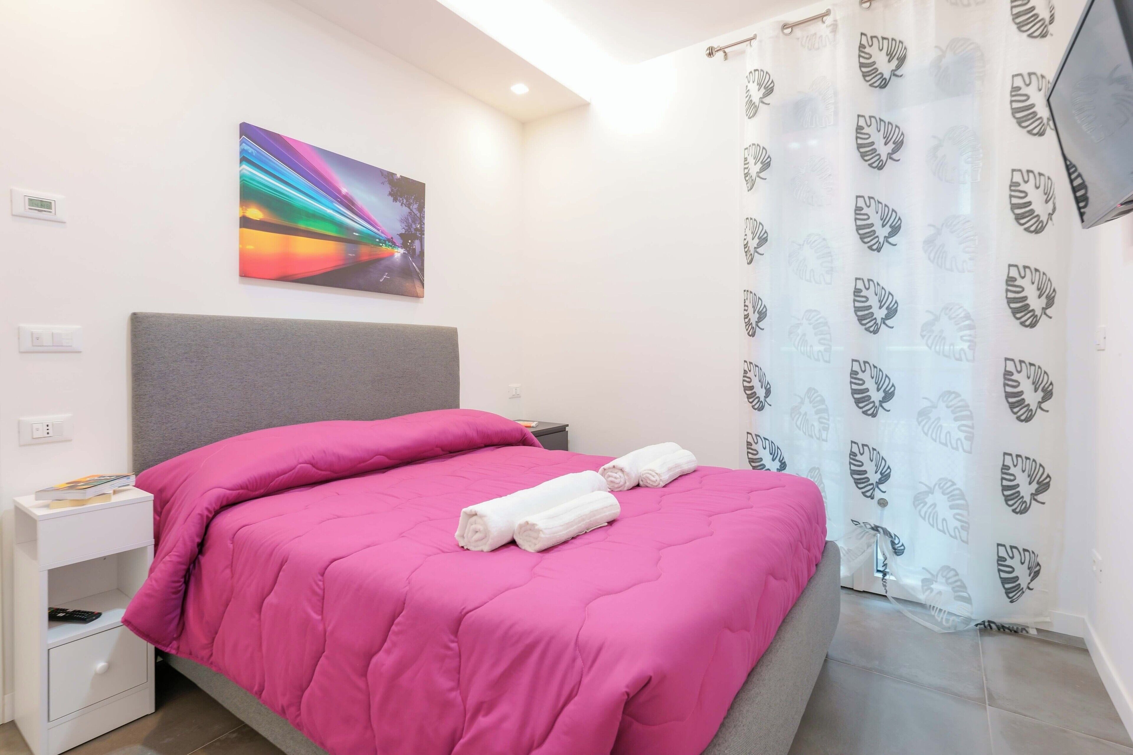 Apartment (Mascarella 86 - Red) | Tempat tidur bayi (biaya tambahan), Wi-Fi gratis, dan seprai linen