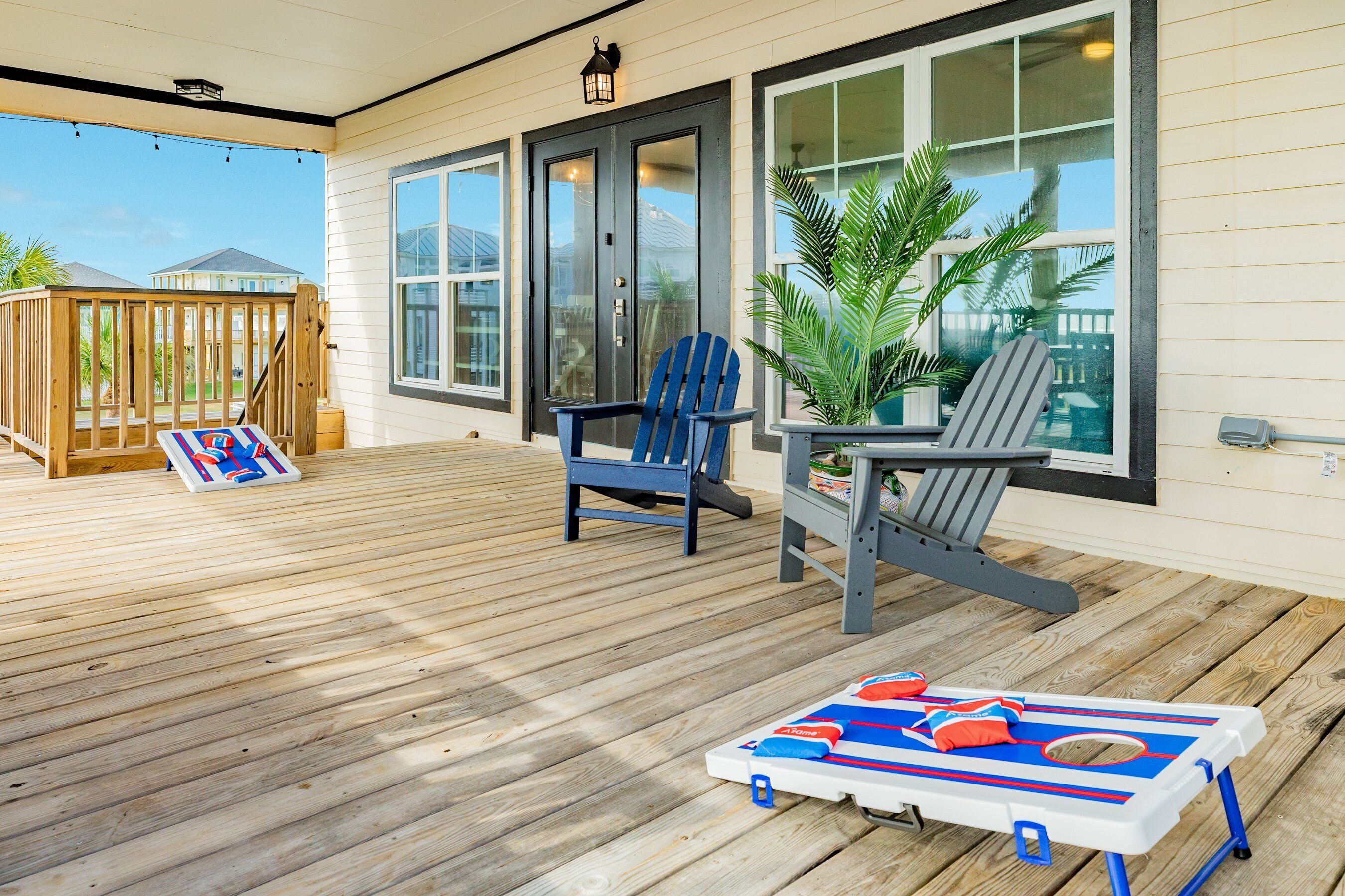 Ferienhaus, Mehrere Betten, Balkon, Meerblick (Coastal Gem) | Terrasse/Patio