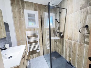 Bathroom - Renovated villa 800m from beach - 7 guests (Biscarrosse Plage)