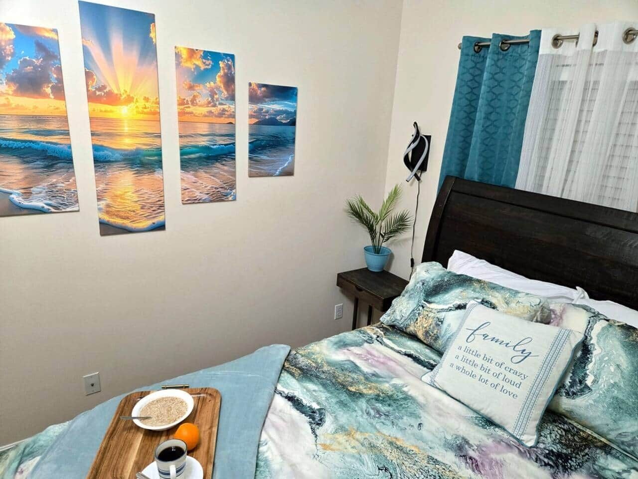 2 bedrooms, desk, iron/ironing board, free WiFi