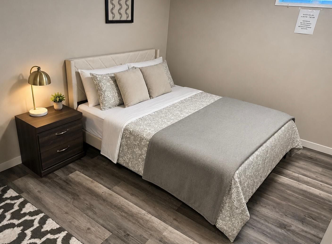 2 bedrooms, desk, iron/ironing board, free WiFi