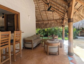 Terrace/patio - Luxury Villa 50m from Playa Coson (Las Terrenas)