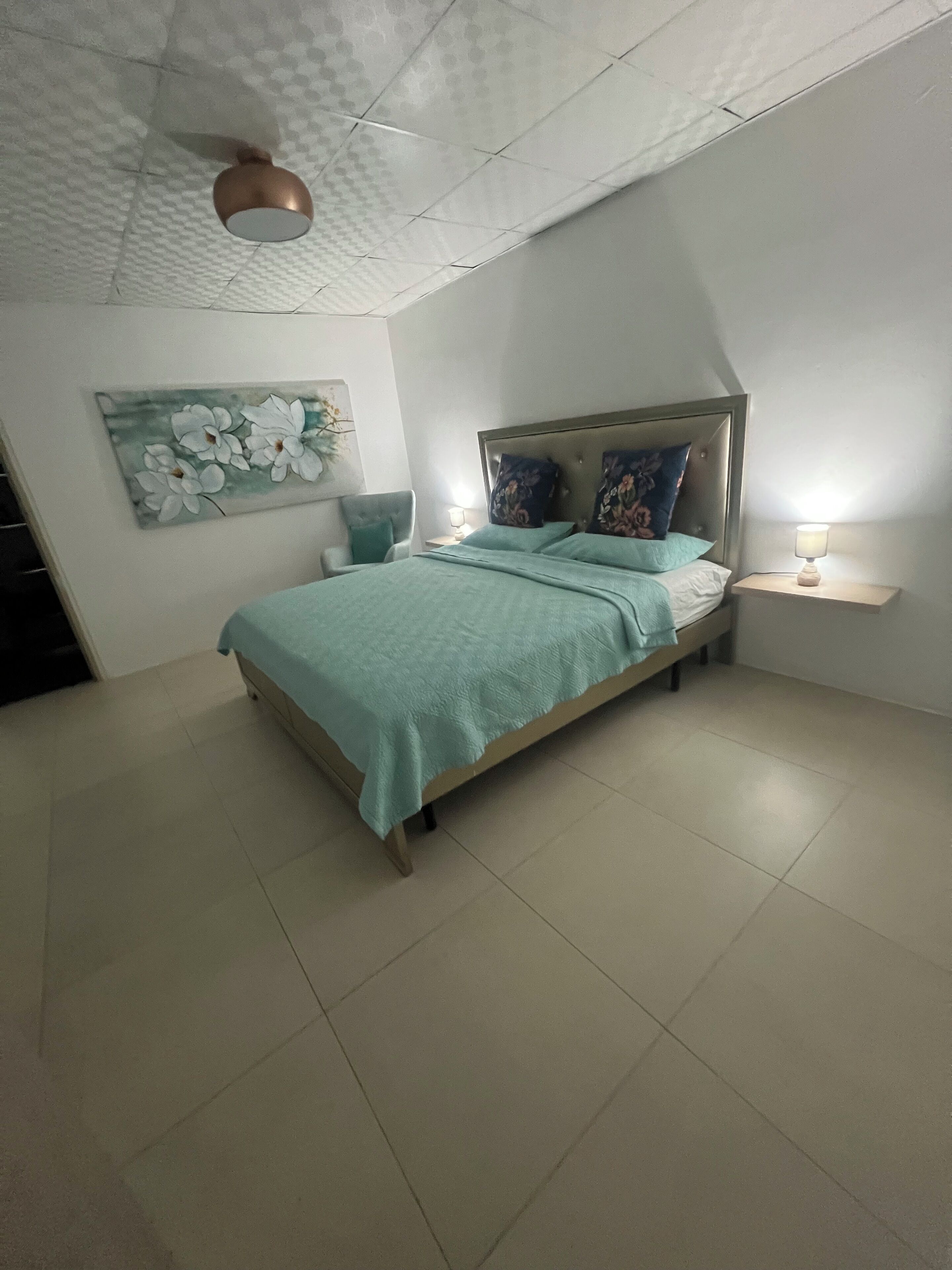 Luksusvilla, hageutsikt