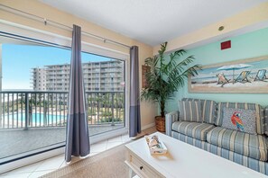 TV - Tradewinds 306 | Indoor, Outdoor Pools | Beachfront | My Beach Getaways (Orange Beach)