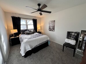 5 dormitorios, tabla de planchar con plancha, wifi y ropa de cama