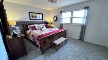 5 dormitorios, tabla de planchar con plancha, wifi y ropa de cama