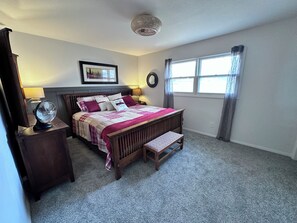 5 dormitorios, tabla de planchar con plancha, wifi y ropa de cama