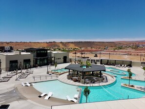 A heated pool - Luxury Sandbar Oasis | Pool + Private Hot Tub (Washington)