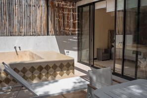 Terrace/patio - Luxury 3BR in Aldea Zama | Private Jacuzzi (Tulum)