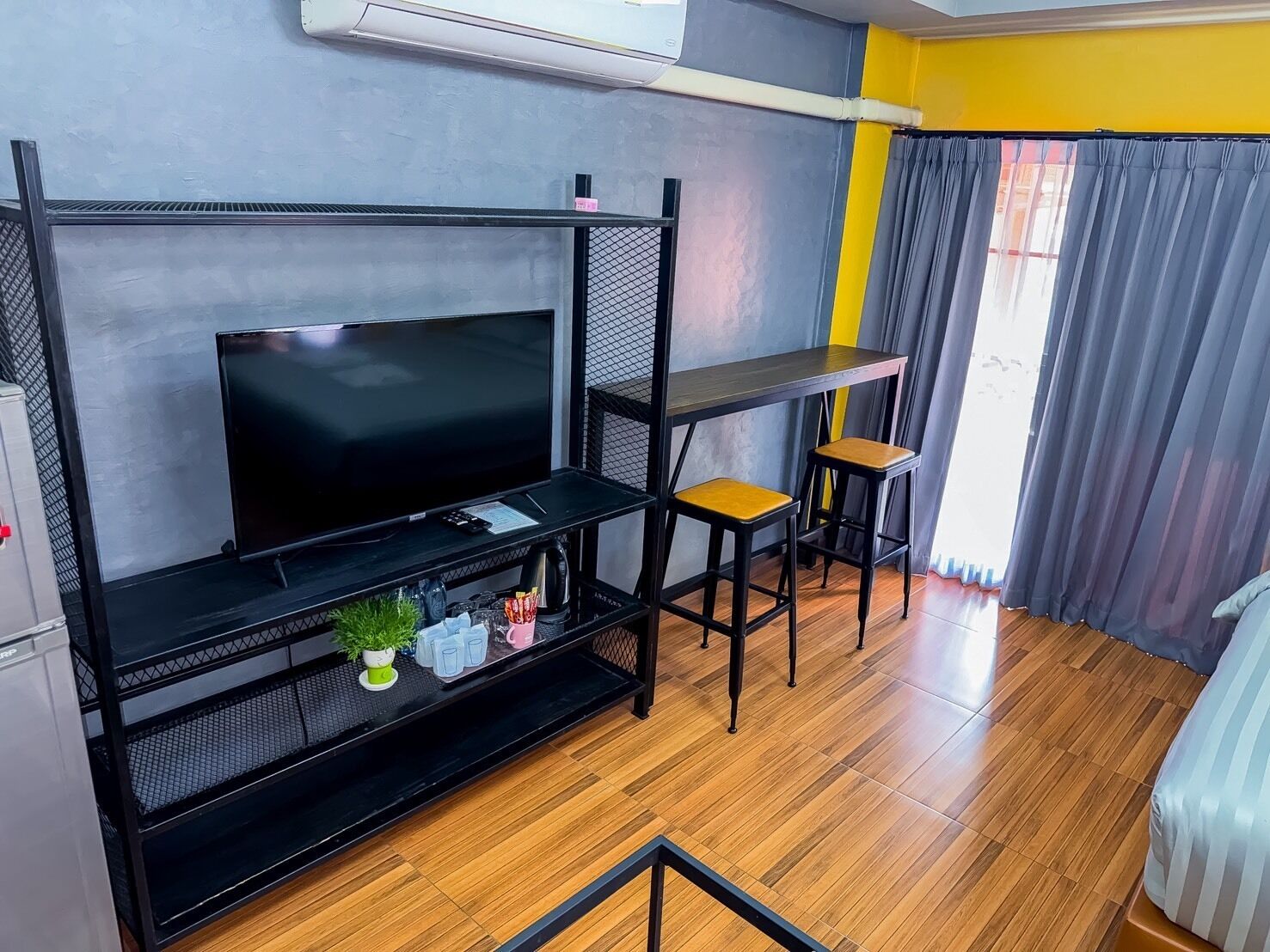 Family Quadruple Room, Balcony, Hill View | Desk, laptop workspace, blackout drapes, soundproofing