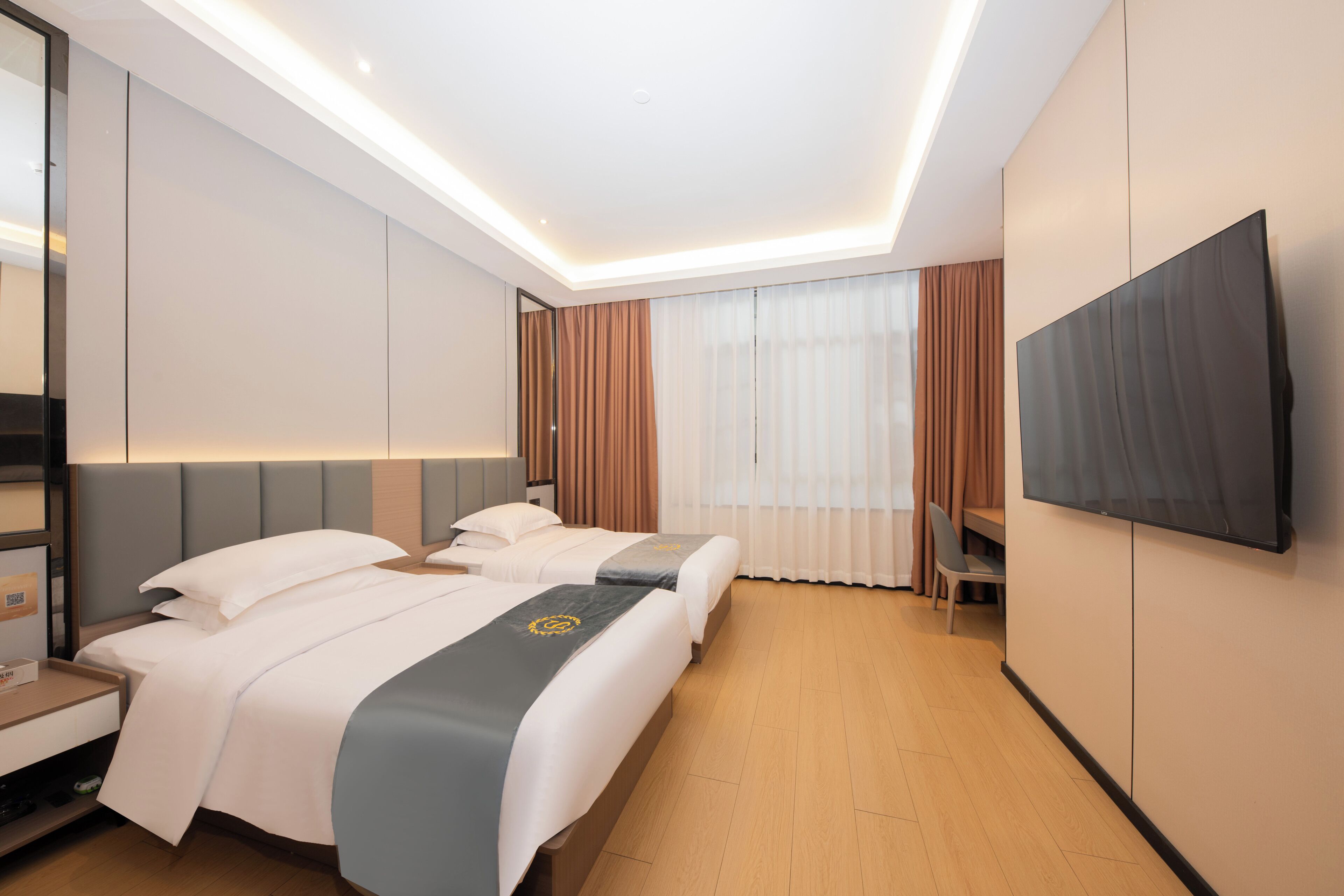 Luxe Twin kamer, uitzicht op de stad