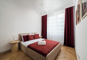 1 bedroom, iron/ironing board, WiFi, bed sheets - Warszawa Rakowiec Superior Apartment (Warszawa)