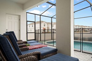 A heated pool - Disney 10BR Mansion | Theater Pool Spa | 24 Guests (Davenport)