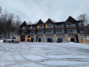 Exterior - Second-Floor Condo with Covered Patio & Water Views in Sister Bay (Sister Bay)
