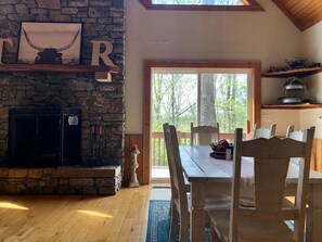 Dining - Taylor Ranch Retreat | Hot Tub, Fire Pit & Ranch Views | Near Asheville (Fletcher)