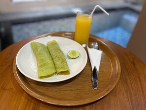 Kontinental frokost er inkludert hver dag