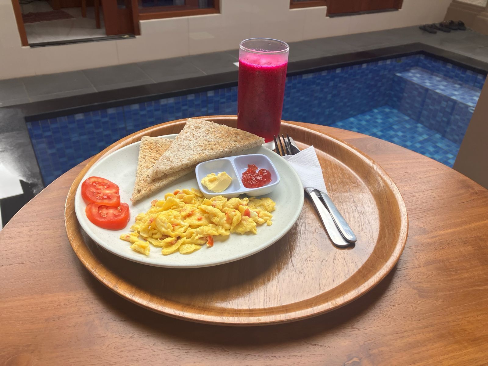 Petit déjeuner continental compris tous les jours