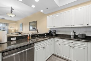 Fridge, microwave, oven, stovetop - Welcome to Oceanwalk 15-505! (New Smyrna Beach)