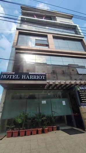 A szálláshely homlokzata