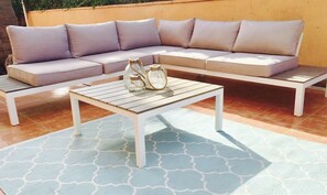Terrace/patio - 2 bed Apt, grt location, shared pool, outdoor area (Javea)