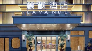 تفاصيل الفندق من الخارج