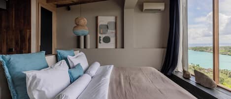 Villa, 3 Bedrooms, Private Pool, Sea View | Blackout drapes
