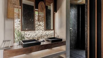 Villa, 3 Bedrooms, Private Pool, Sea View | Bathroom
