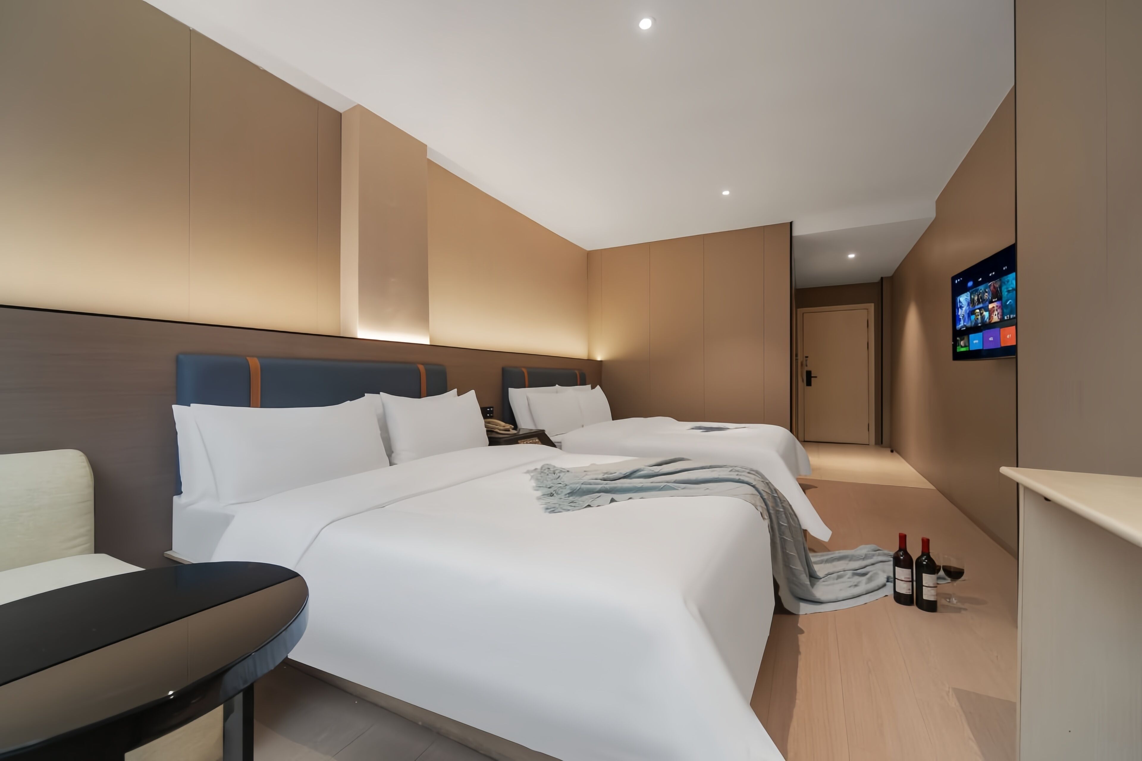 Quarto duplo premier, vista para a cidade | Spa