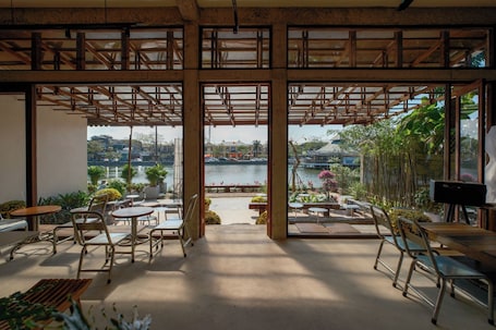 Outdoor dining. Amea Homestay
