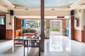 Sala de estar en el lobby