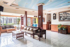 Sala de estar en el lobby