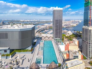 Pool - FIFA World Cup Studio | Skyline Views, Pool & Gym (Miami)