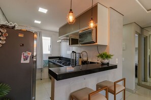 Apartment | 1 bedroom - Apto com Churrasqueira e Quadra no Real Parque (Sumare)