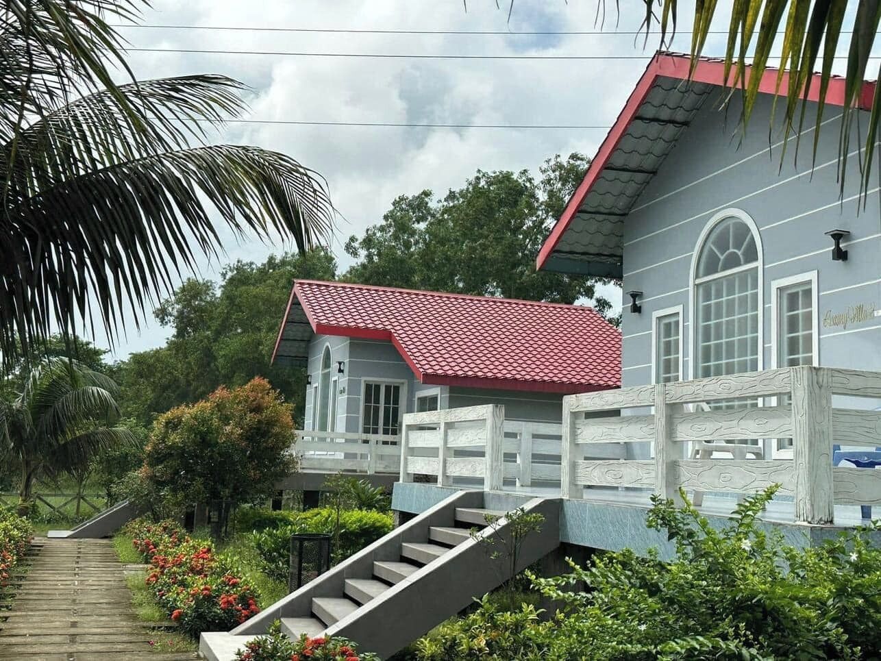 Fachada de la propiedad