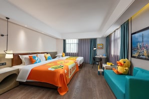 Chambre Triple Familiale, vue ville