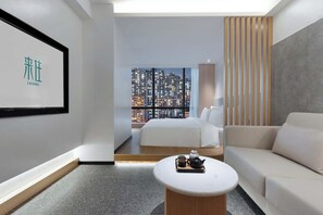 商务双人房, 城市景观 | 遮光窗帘、隔音、熨斗/熨板、免费 WiFi