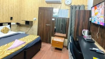 Quarto casal luxo, sacada, vista para a cidade