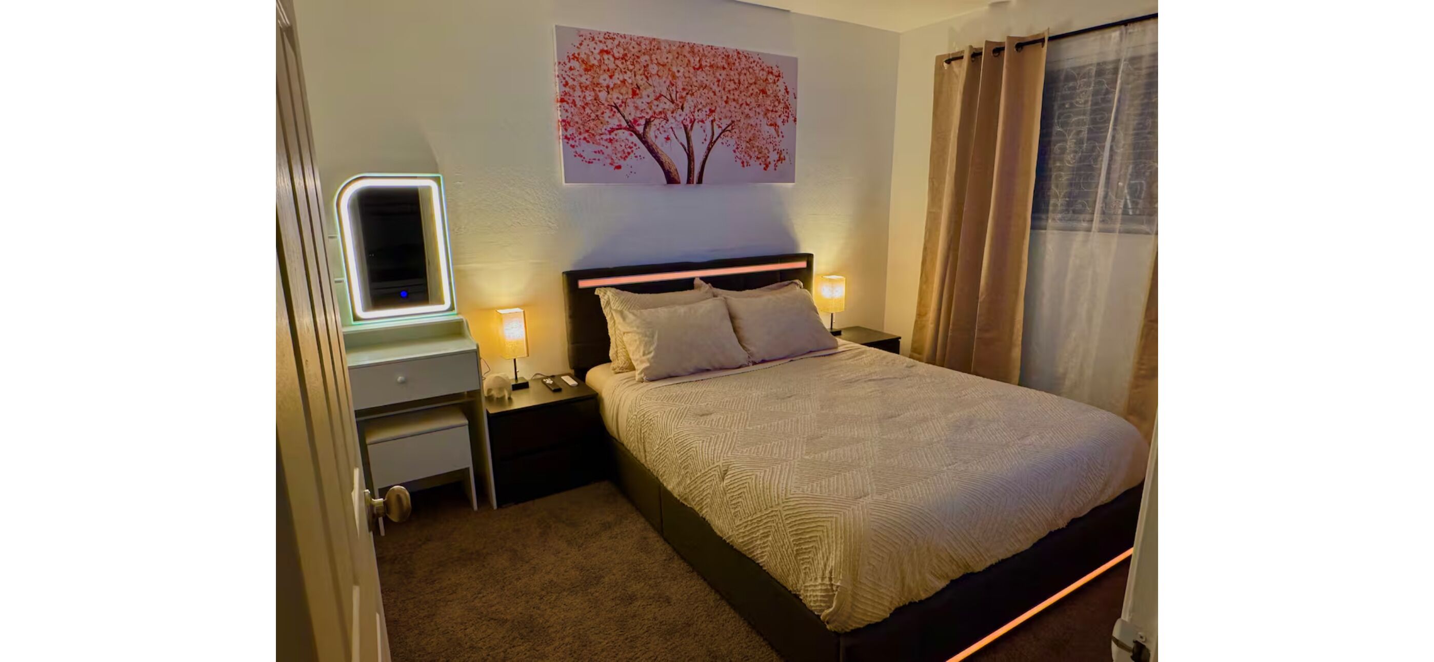 2 chambres, fer et planche à repasser, accès au Wi-Fi (inclus)