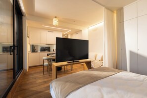 1 Schlafzimmer, BĂŒgeleisen/BĂŒgelbrett, WLAN, BettwĂ€sche