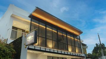 Façade de l’hébergement