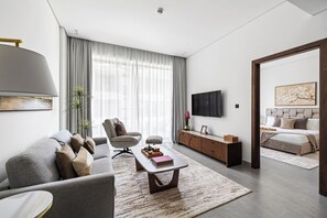 Căn hộ Deluxe, ban công | Khu phòng khách