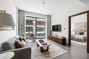 Apartamento Deluxe, balcón