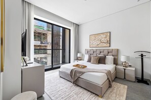 Unclassified image, 2 of 50, button - 1BR Stay Near World Trade Center Metro (Dubai)