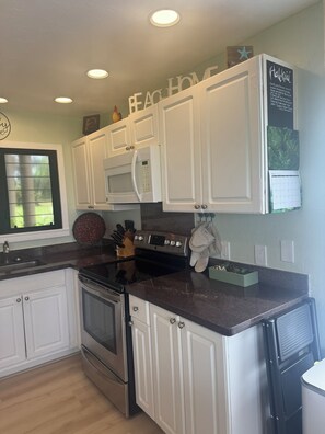 Private kitchen - Oceanfront condo in Kapa’a, newly remodeled and ready for you to enjoy Kauai (Lihue)