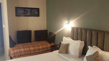 Select Comfort beds, soundproofing, free WiFi