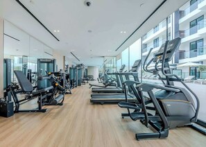 Fitness facility - Free housekeeping visits during your stay - StayShort - Amazing Studio in JVC that Sleeps 2 with Balcony! (JVC)