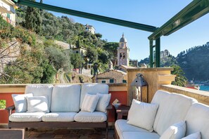Apartment, 2 Schlafzimmer, Terrasse, Meerblick | Terrasse/Patio